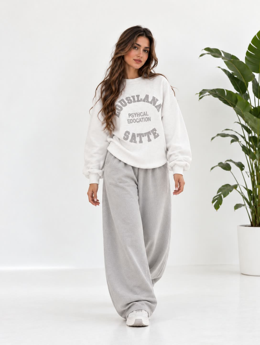 Madison Oversized Set – Light Grey