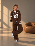 Brooklyn 23 Half-Zip Set – Brown